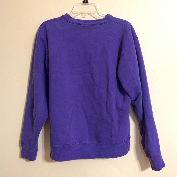 Codeine Purple Champion Crew Sweatshirt Size Large Pit To Pit 23in - Picture 4 of 4